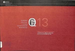 QUADERNS CIENTÍFICS I TÈCNICS DE RESTAURACIÓ MONUMENTAL - Q13 - CASTELLANO Y OTROS IDIOMAS | ANTONI GONZALEZ- MARISA DÍEZ...