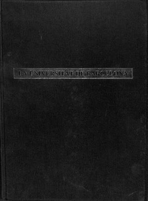 LA UNIVERSITAT DE BARCELONA (CATALÁN) | JOSEP TERMES - SANTIAGO ALCOLEA - JORDI CASASSAS- ERNEST LLUCH