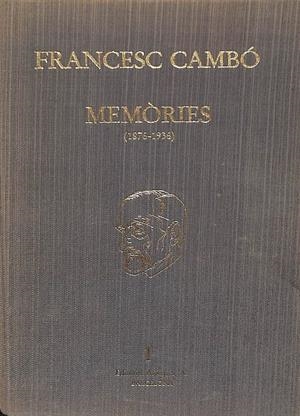 MEMÒRIES (1876-1936) (CATALÁN) | FRANCESC CAMBÓ