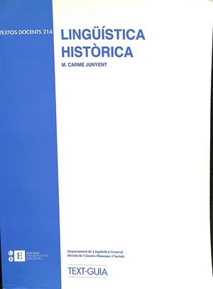 LINGÜÍSTICA HISTÒRICA (CATALÁN) | M.CARME JUNYENT