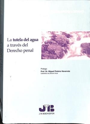 LA TUTELA DEL AGUA A TRAVÉS DEL DERECHO PENAL. | BLANCO LOZANO, CARLOS