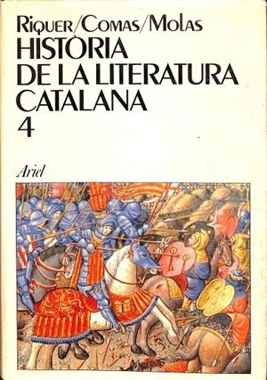 HISTORIA DE LA LITERATURA CATALANA 4 (CATALÁN) | V.V.A