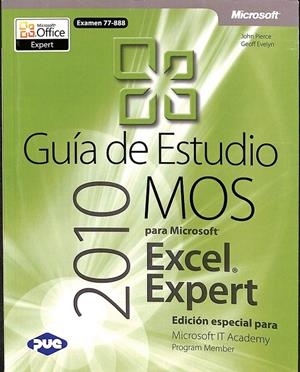 GUÍA DE ESTUDIO MOS 2010 PARA MICROSOFT EXCEL EXPERT | V.V.A