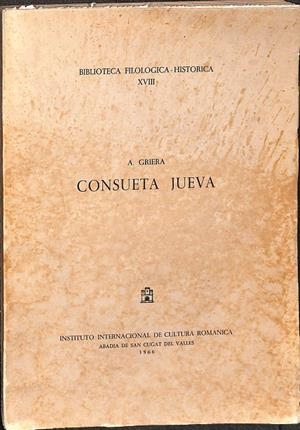 CONSUELTA JUEVA (CATALÁN) | V.V.A