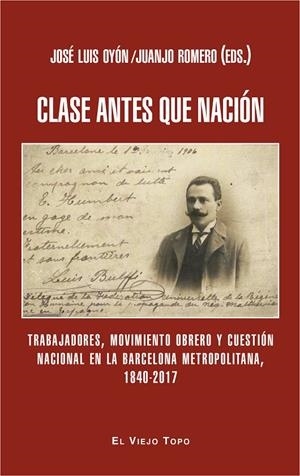 CLASE ANTES QUE NACIÓN | ROMERO, JUANJO/OYÓN, JOSÉ LUIS