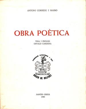 ANTONI CORREIG I MASSÓ - OBRA POÈTICA (CATALÁN) | ANTONI CORREIG I MASSÓ