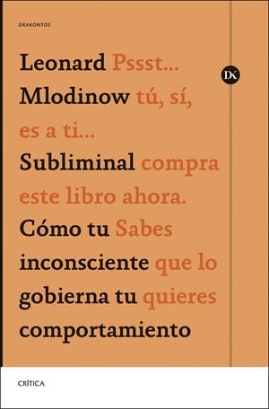SUBLIMINAL | MLODINOW, LEONARD